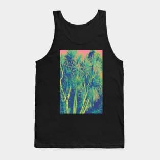 Colorful Tropical Palm Trees Tank Top